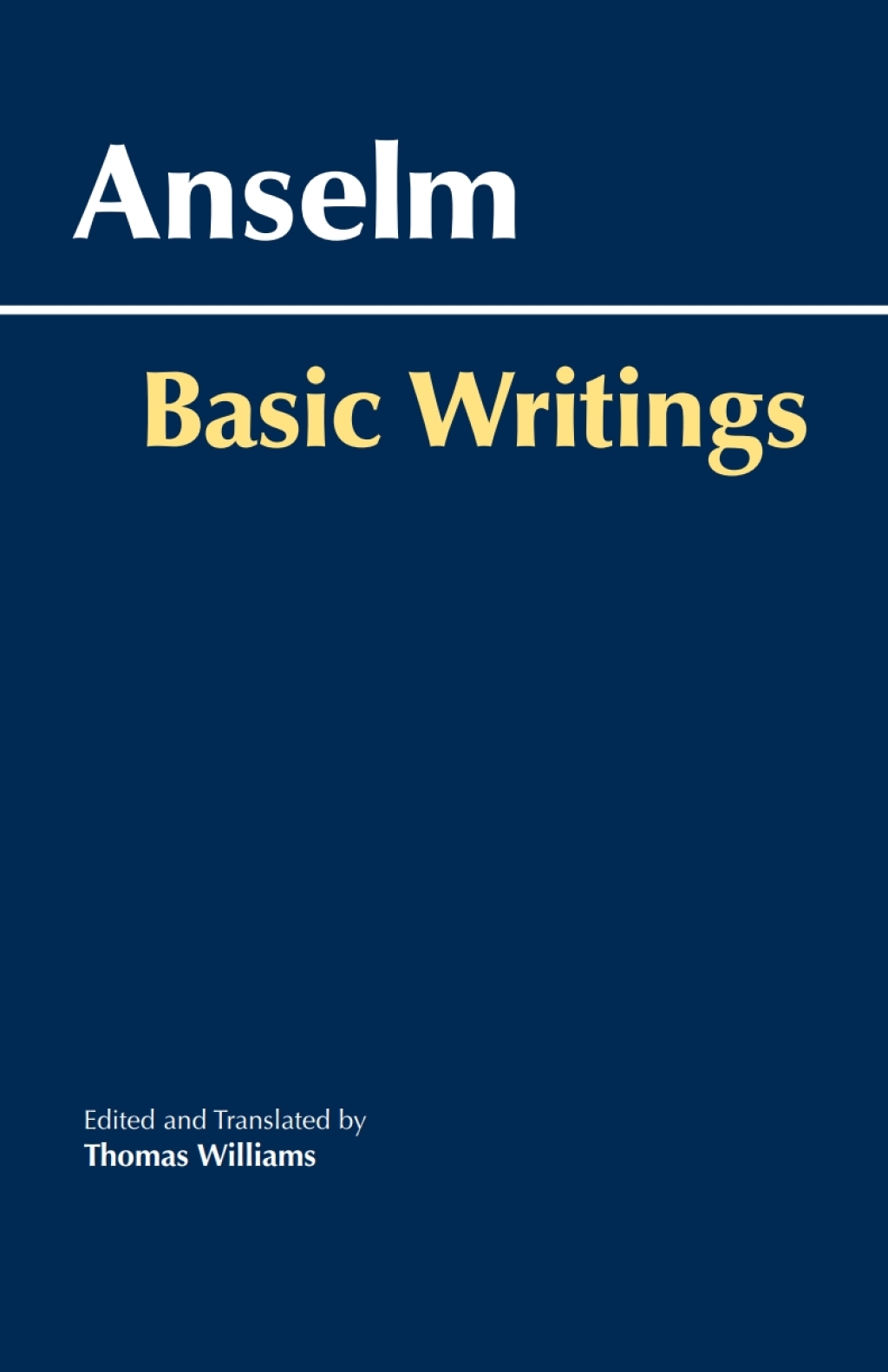 Anselm: Basic Writings (eBook)