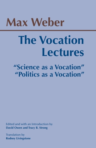 Cover image: The Vocation Lectures 9780872206656