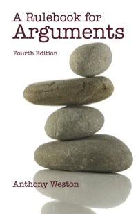 Cover image: A Rulebook for Arguments 4th edition 9780872209541
