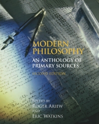 表紙画像: Modern Philosophy 2nd edition 9780872209787