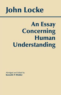 Imagen de portada: An Essay Concerning Human Understanding 9780872202160