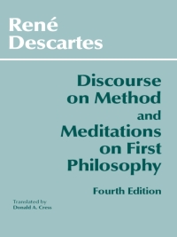 表紙画像: Discourse on Method and Meditations on First Philosophy 4th edition 9780872204201