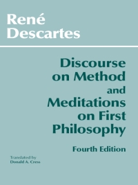 Imagen de portada: Discourse on Method and Meditations on First Philosophy 4th edition 9780872204201