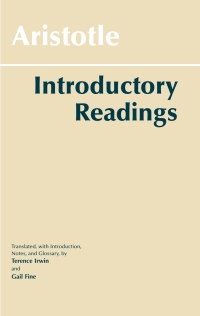 Imagen de portada: Aristotle: Introductory Readings 9780872203396