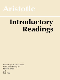 Cover image: Aristotle: Introductory Readings 9780872203396