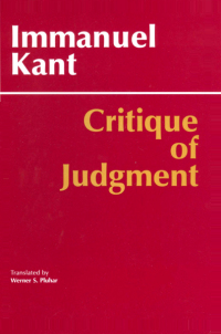 Imagen de portada: Critique of Judgment 9780872200258