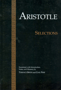 صورة الغلاف: Aristotle: Selections 9780915145676