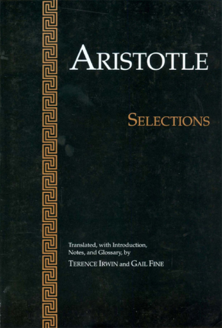 Cover image: Aristotle: Selections 9780915145676