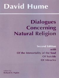Imagen de portada: Dialogues Concerning Natural Religion 2nd edition 9780872204027