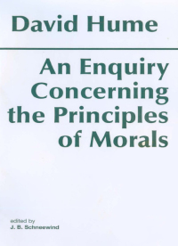 Cover image: An Enquiry Concerning the Principles of Morals 9780915145454