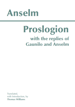 Imagen de portada: Proslogion 9780872205659