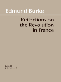 Omslagafbeelding: Reflections on the Revolution in France 9780872200203