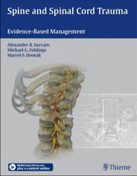 Omslagafbeelding: Spine and Spinal Cord Trauma 1st edition 9781604062212