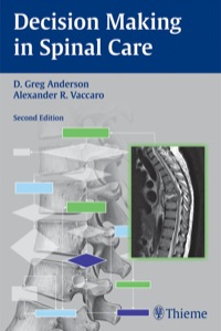 Cover image: Decision Making in Spinal Care 2nd edition 9781604064179