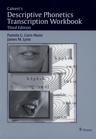 Cover image: Calvert's Descriptive Phonetics Transcription Workbook 3rd edition 9781588900180