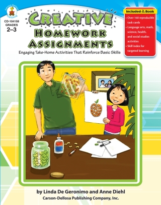 表紙画像: Creative Homework Assignments, Grades 2 - 3 9781594413629
