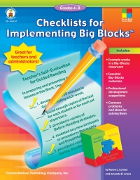 Cover image: Checklists for Implementing Big Blocks™, Grades 4 - 8 9781594413797