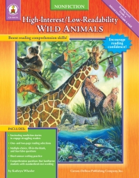 表紙画像: Wild Animals, Grades 4 - 8 9781594413186