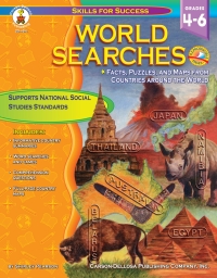 Cover image: World Searches, Grades 4 - 6 9780887249792