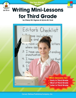 Cover image: Writing Mini-Lessons for Third Grade, Grade 3 9780887248153