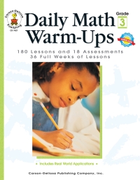 صورة الغلاف: Daily Math Warm-Ups, Grade 3 9780887248191
