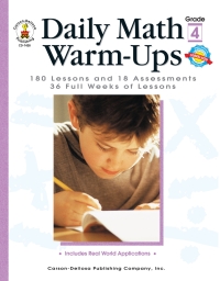 Imagen de portada: Daily Math Warm-Ups, Grade 4 9780887248207