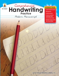 صورة الغلاف: Comprehensive Handwriting Practice: Modern Manuscript, Grades K - 1 9781600229602