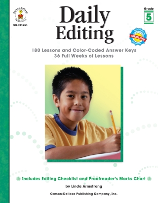 Cover image: Daily Editing, Grade 5 9781600229671