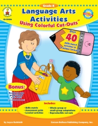 Imagen de portada: Language Arts Activities Using Colorful Cut-Outs™, Grade K 9781600220401