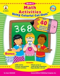 表紙画像: Math Activities Using Colorful Cut-Outs™, Grade 2 9781600220463