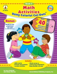 Imagen de portada: Math Activities Using Colorful Cut-Outs™, Grade 3 9781600220470