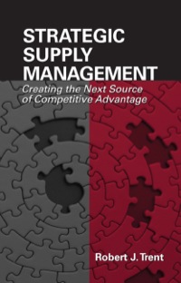 Cover image: Strategic Supply Management: Creating the Next Source of Competitive Advantage 1st edition 9781932159677