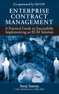 Imagen de portada: Enterprise Contract Management 1st edition 9781932159905