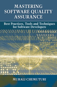 Imagen de portada: Mastering Software Quality Assurance 1st edition 9781604270327