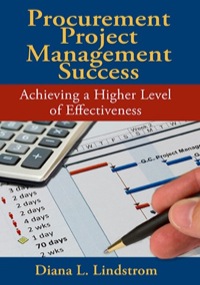 Cover image: Procurement Project Management Success 1st edition 9781604270891
