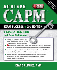 Cover image: Achieve CAPM Exam Success 3rd edition 9781604271621
