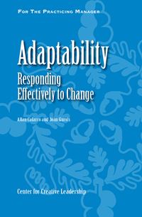 Cover image: Adaptability: Responding Effectively to Change 9781882197927