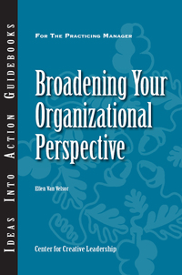 Cover image: Broadening Your Organizational Perspective 9781604911589