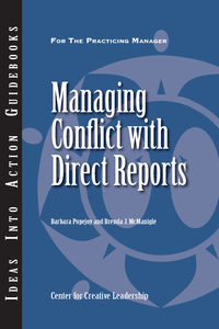 Cover image: Managing Conflict with Direct Reports 9781882197736