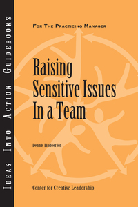 Imagen de portada: Raising Sensitive Issues in a Team 9781604910216