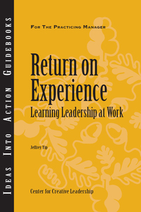 Imagen de portada: Return on Experience: Learning Leadership at Work 9781604910735