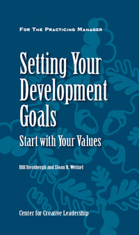 Cover image: Setting Your Development Goals: Start with Your Values 9781882197644