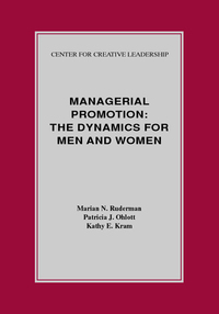 صورة الغلاف: Managerial Promotion: The Dynamics for Men and Women 9781604918601