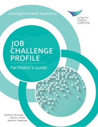 Imagen de portada: Job Challenge Profile, Facilitator Guide 9781604919394