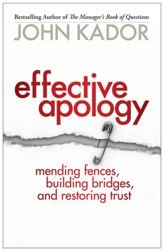 Cover image: Effective Apology 1st edition 9781576759011
