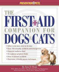 Cover image: The First-Aid Companion for Dogs & Cats 9781579543655