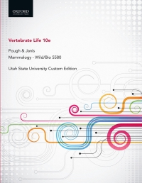 Cover image: Utah State University: 5580 Vertebrate Life 10th edition 9781605359403