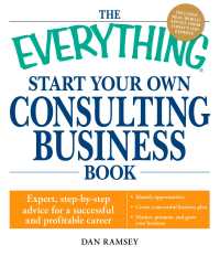 Cover image: The Everything Start Your Own Consulting Business Book 9781605503653