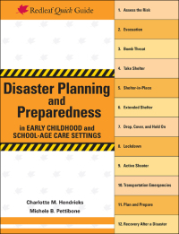 Immagine di copertina: Disaster Planning and Preparedness in Early Childhood and School-Age Care Settings 9781605544076