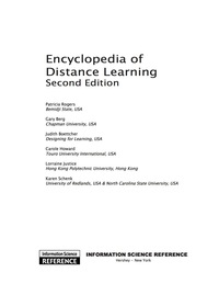 Cover image: Encyclopedia of Distance Learning, Second Edition 9781605661988